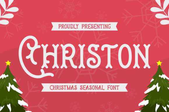 Christon: A Vintage Display Font for Editorial Design