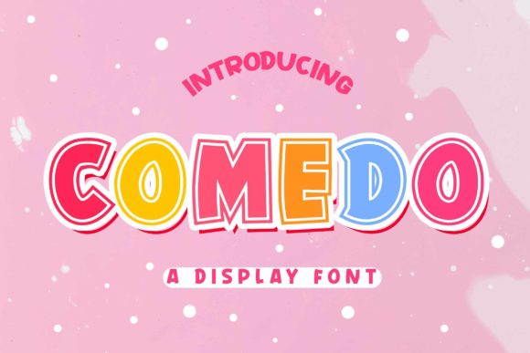 Comedo: A Playful Display Font for Memorable Branding