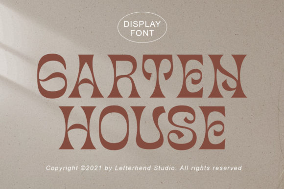 Garten House: A Designer’s First Look at This Display Typeface