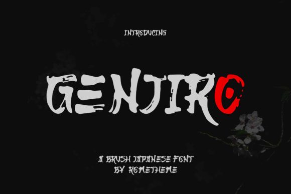 Genjiro: A Japanese-Style Display Font With Real Personality