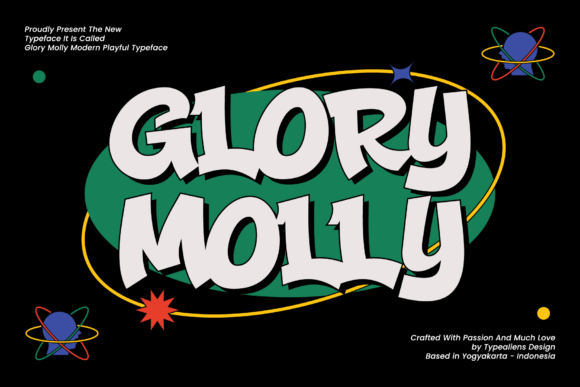 Glory Molly: A Playful Display Font for Your Brand
