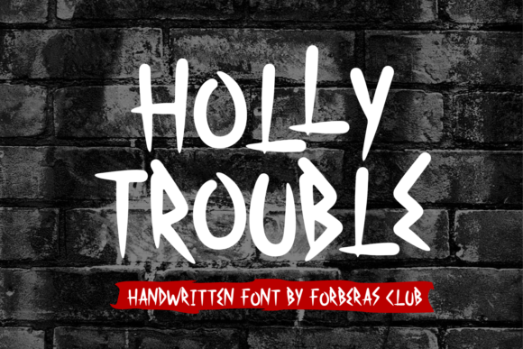 Holy Trouble: A Display Font for Spooky Editorial Moods