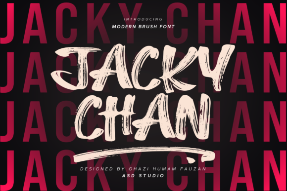 Jacky Chan: The Hand-Painted Display Font for Editorial Impact