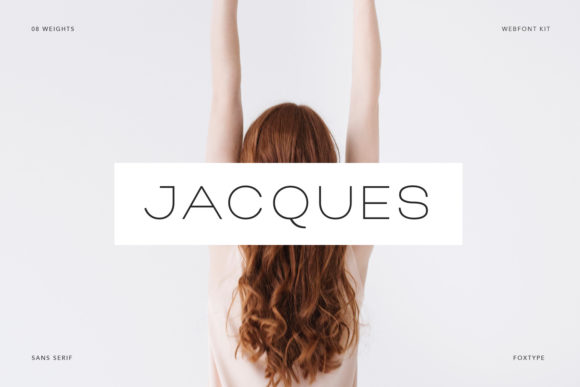 Jacques: A Modern Display Font for Editorial Design