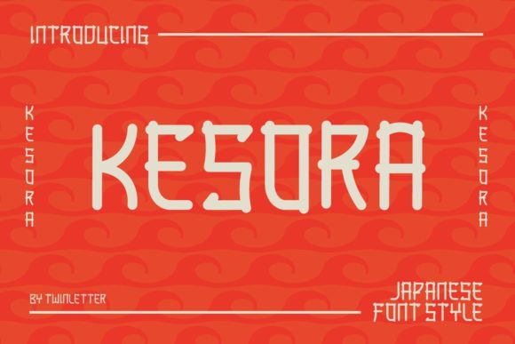 Kesora: A Japanese-Inspired Display Font for Editorial Design