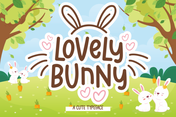 Lovely Bunny: A Playful Display Font for Crafters