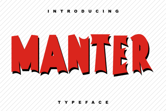 Manter: A Bold Display Font for High-Impact Marketing Visuals
