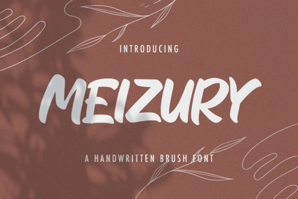 Meizury: A Delicate Display Font for Creators