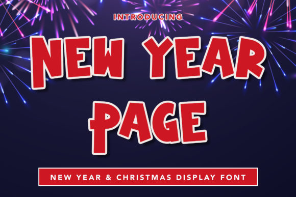 New Year Page: A Handwritten Display Font for Polished Web Projects