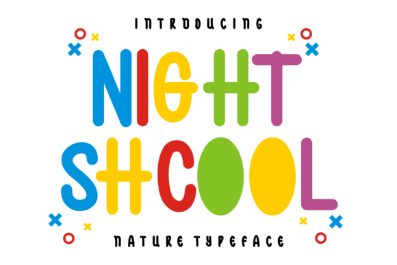 Night Shcool: A Display Font That Makes Small Brands Memorable