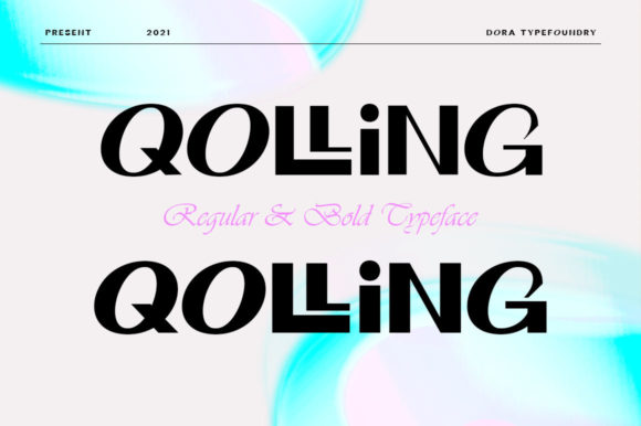 Qolling: A Bold Display Font for Modern Web Design