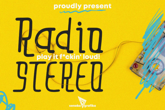 Radio Stereo: A Distinctive Display Font for Digital Branding