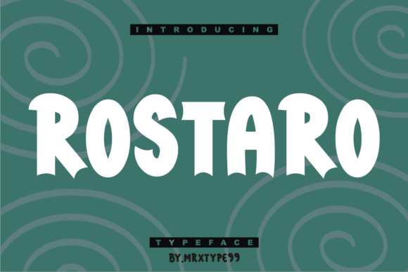 Rostaro Font: A Bold Display Typeface for Digital Brands