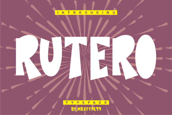 Rutero: The Bold Display Font for Editorial Creators