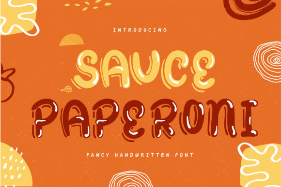 Sauce Paperoni: A Playful Display Font for Editorial Design