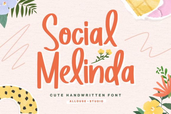 Social Melinda: A Handwritten Font for Warm Digital Design
