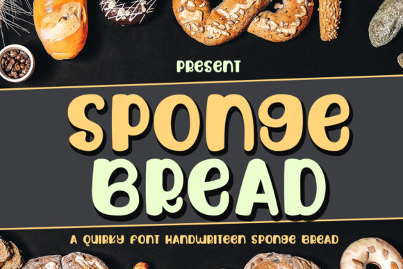 Sponge Bread: A Playful Display Font for Editorial Design