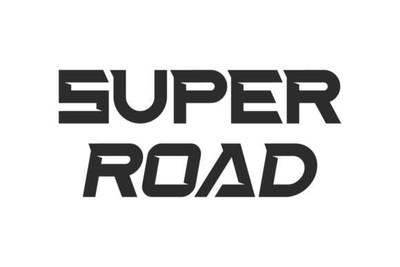 Super Road: A Bold Display Font for Marketing Visuals
