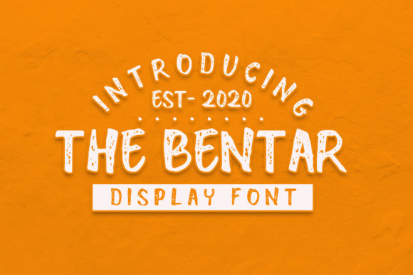 The Bentar: A Display Font for Editorial Storytelling